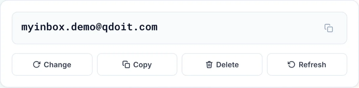 Free temporary email address generated instantly on TMaily